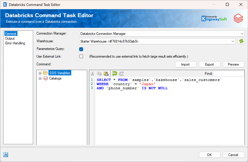 Databricks Command Task